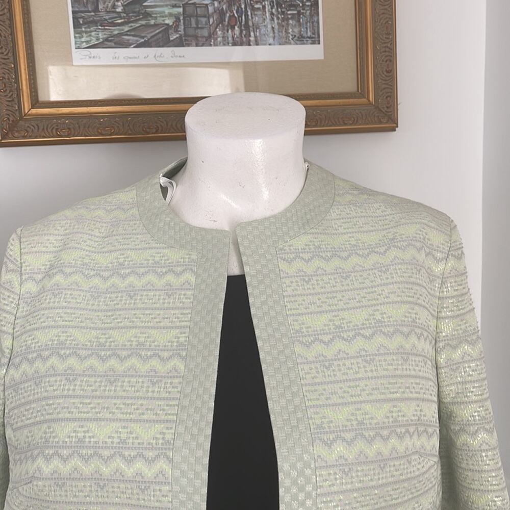 Helene Berman Edge To Edge Aztec Open Front Jacke… - image 2